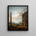 L'Obelisken - Hubert Robert — inramlat konstverk på väggen