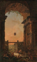 Le Retour du bétail - Hubert Robert — vy av konstverket