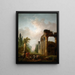 La Ruine - Hubert Robert — inramlat konstverk på väggen