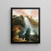 Les cascades de Tivoli med Temple of the Sibylle - Hubert Robert — inramlat konstverk på väggen