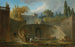 Villa Farnèse med trädgårdar i Caprarola - Hubert Robert — vy av konstverket
