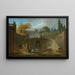 Villa Farnèse med trädgårdar i Caprarola - Hubert Robert — inramlat konstverk på väggen