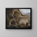 Laveuses dans les ruines du Colisée - Hubert Robert — inramlat konstverk på väggen