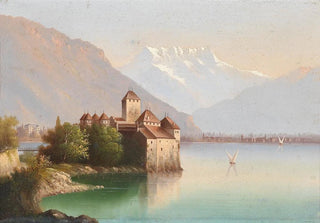 Hubert Sattler - Blick auf Schloss Chillon am Genfer See.webp