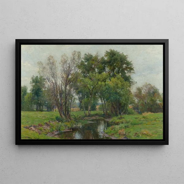 Hugh Bolton Jones - A Meadow Stream.webp