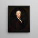 Richard Lovell Edgeworth 1744-1817 - Hugh Douglas Hamilton — inramlat konstverk på väggen