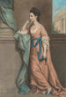 Portrait d'une dame - Hugh Douglas Hamilton — vy av konstverket