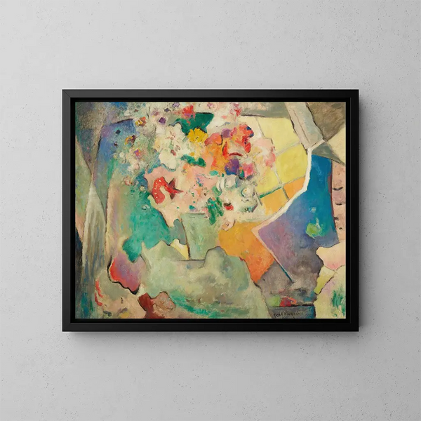 Bouquet de fenêtre - Hugh Henry Breckenridge — inramlat konstverk på väggen