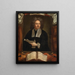 Portrait av Arcangelo Corelli 1653-1713 Kompositör och violinist - Hugh Howard — inramlat konstverk på väggen