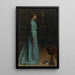 La dame en bleu, M. och Mme J. S. MacDonald - Hugh Ramsay — inramlat konstverk på väggen