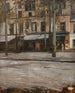 En gata i Paris Studie av Montmartre - Hugo Birger — vy av konstverket