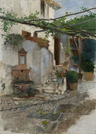 Hugo Birger - Farm Interior from the South of Spain.webp