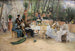 Le déjeuner des artistes scandinaves au Café Ledoyen Paris Vernissage 1886 - Hugo Birger — vy av konstverket