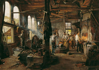 Hugo Charlemont - Interieur Einer Hammerschmiede.webp