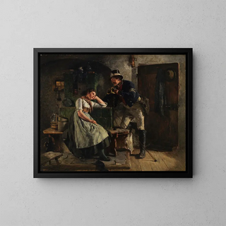 Hugo Kauffmann - Postillion und schlafendes Mdel.webp
