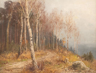 Björkskogs-park - Hugo Mühlig — vy av konstverket