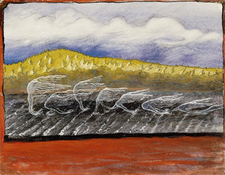 Le vent souffle - Hugo Simberg — vy av konstverket