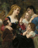 Barns sagor - Hugues Merle — vy av konstverket