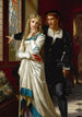 Hamlet och Ophelia - Hugues Merle — vy av konstverket
