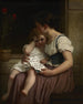 Les premières épines de la connaissance - Hugues Merle — vy av konstverket