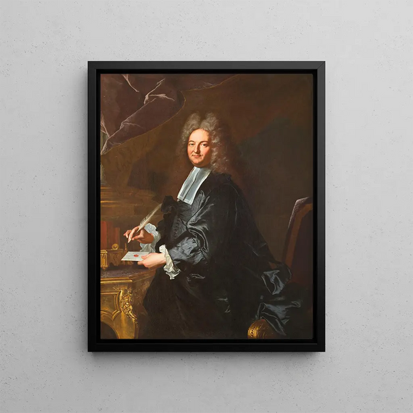 Joseph Fleuriau d'Armenonville - Hyacinthe Rigaud — inramlat konstverk på väggen