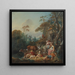 Idylle rurale - François Boucher — inramlat konstverk på väggen