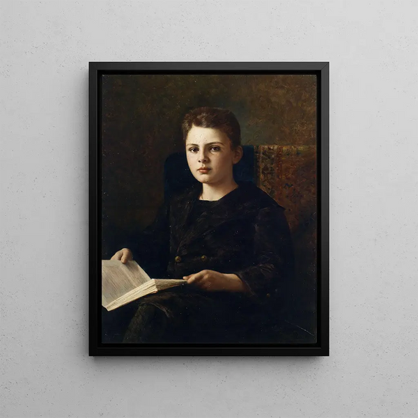 Ignace Spiridon - Portrait des jungen Oskar Fraenkel.webp