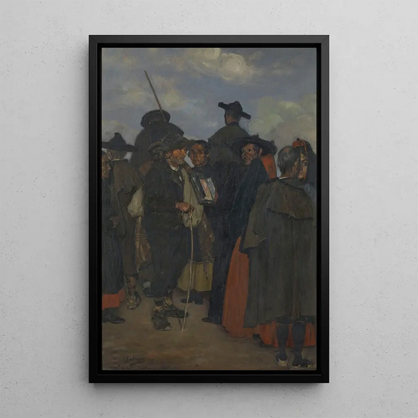 Ignacio Zuloaga - Spaanse boeren op de markt.webp