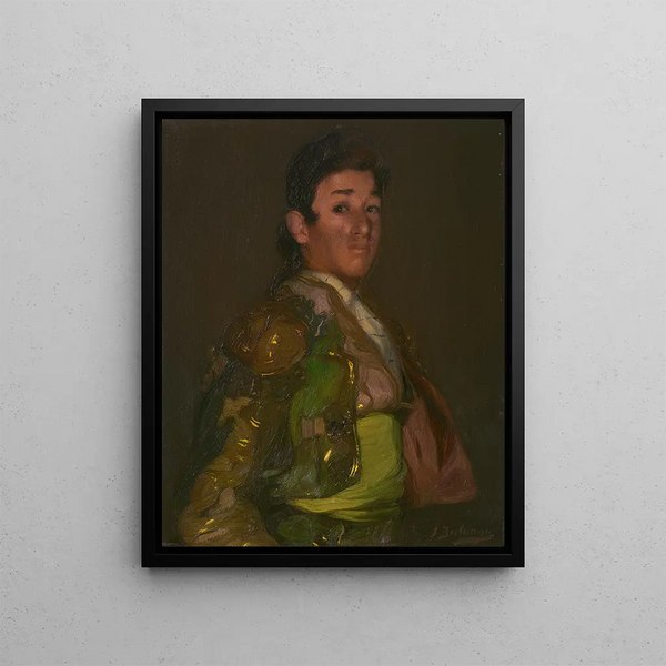 Torerillo - Ignacio Zuloaga — inramlat konstverk på väggen