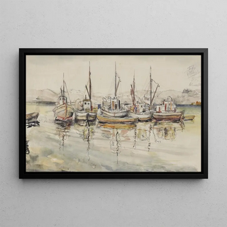 Igo Ptsch - Boote im Hafen.webp