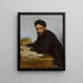 Vsevolod Mikhaïlovitch Garchine 1855-1888 - Ilya Repin — inramlat konstverk på väggen
