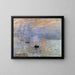 Reproduktion av målningen Impression Soleil Levant - Claude Monet