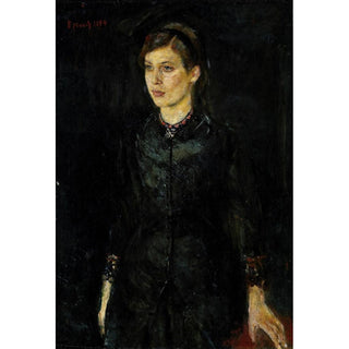 Inger in Black - Edvard Munch | Reproduction Tableau Décoration murale affiche copie
