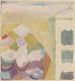 inomhus med klocka - Paul Klee — vy av konstverket