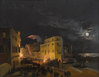 Ippolito Caffi - Festival in Venice.webp