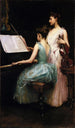 La Sonate - Irving Ramsay Wiles — vy av konstverket