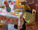 Frukost - Isaac Grünewald — vy av konstverket