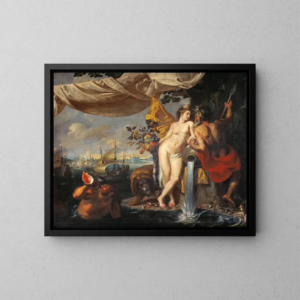 Allégorie du Son - Isaac Isaacsz — inramlat konstverk på väggen
