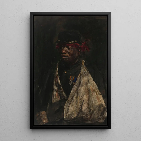 Isaac Israls - Portrait of a Wounded KNIL Soldier.webp