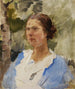 Portrait av en ung kvinna - Isaac Israëls — vy av konstverket
