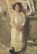 Portrait av konstnären Theo Nieuwenhuis i hans ateljé - Isaac Israëls — vy av konstverket