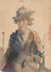 Portrait d'une femme - Isaac Israëls — vy av konstverket