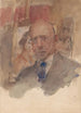 Självporträtt av Isaac Israëls - Isaac Israëls — vy av konstverket