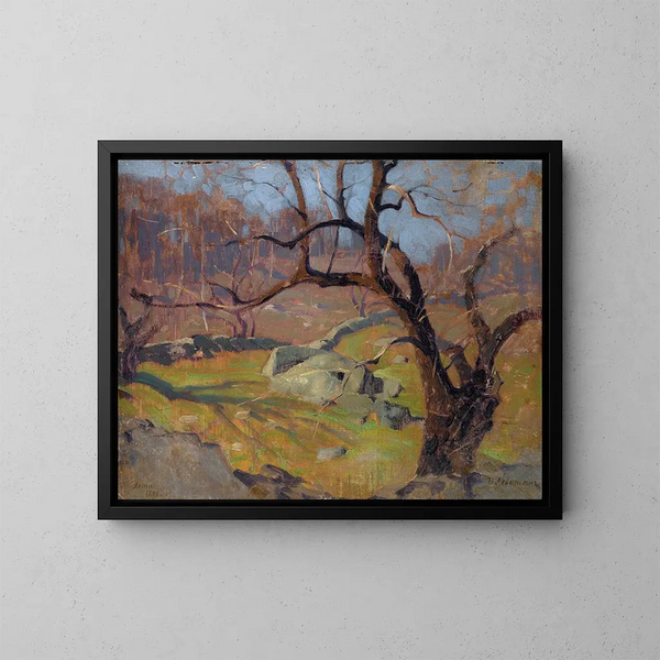Vue près de Yalta - Isaac Levitan — inramlat konstverk på väggen