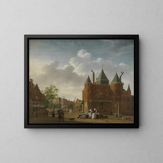 La waag Saint-Antoine à Amsterdam - Isaac Ouwater — inramlat konstverk på väggen
