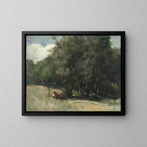 Parc de Londres - Isaac Rosenberg — inramlat konstverk på väggen