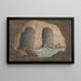 Vue des grottes de Syrini Baie de Naples - Isaac Weld — inramlat konstverk på väggen