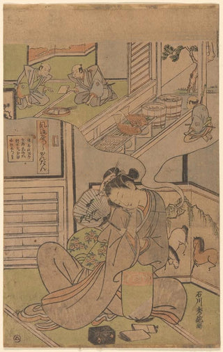 Ishikawa Toyonobu - Young Geishas Dream.webp