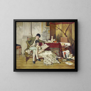 Isidor Kaufmann - The Flirtatious Tutor.webp