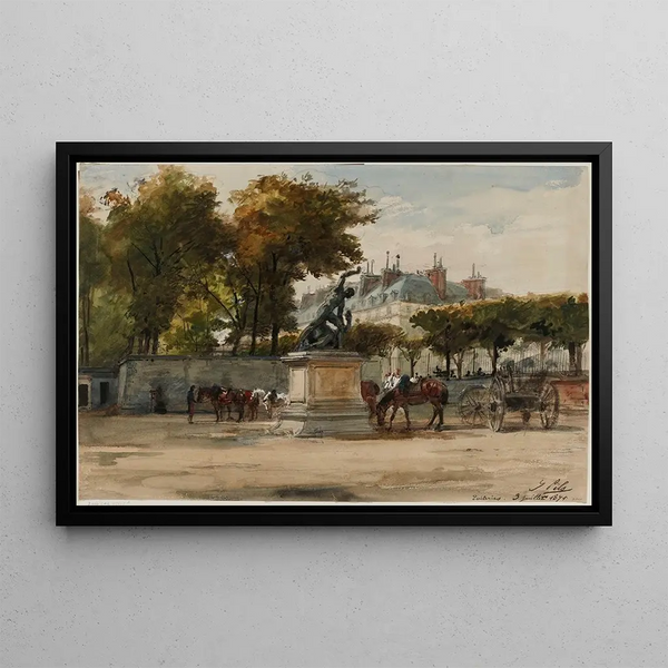 Isidore Pils - Artilleurs aux Tuileries 9 juillet 1871.webp
